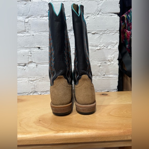 Horse Power Boots Boys Horse Power Kids Sawdust Roughout Cutter Toe‎ Size 1 Tan - Picture 3 of 8